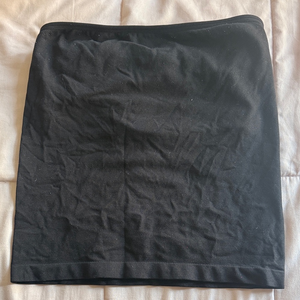 a new day Black Stretch crop top